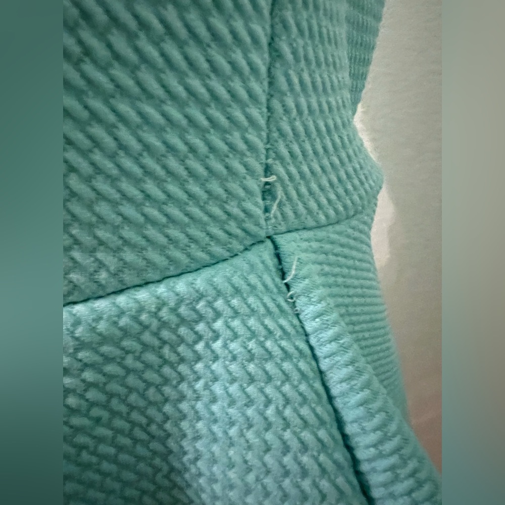 80’s Turquoise Party Dress - Picture 7 of 7